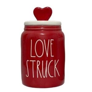 Rae Dunn Love Struck Valentine Canister Heart Topper